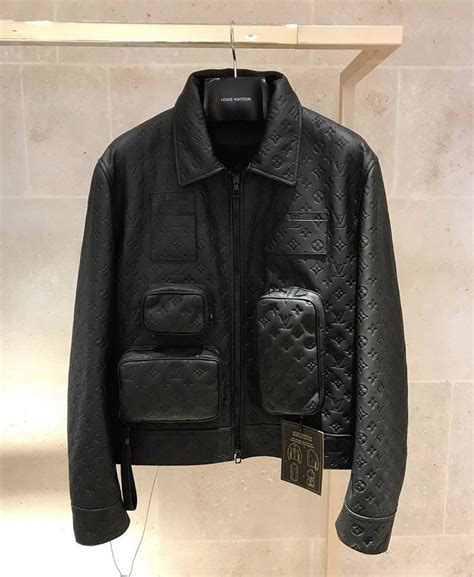 black louis vuitton jacket|Louis Vuitton black coat.